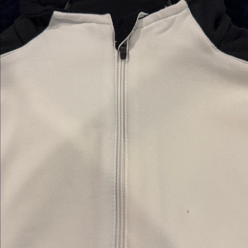 White and Black Long Sleeve Athletic Top - Picture 8 of 16